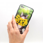 玻璃 iPhone 手機殼 [含羞草] 