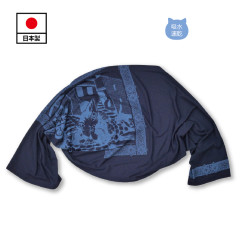 4WAY 頸巾開襟衫 [藍色街道]・海軍藍