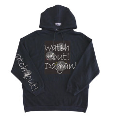 Loose hoodie sweatshirt [Danger] F・Black (Estimate Arrival Date: End of Aug to Sep)